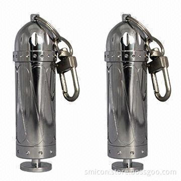 Metal E-liquid Needle Bottles for E-cigarette Liquid Carrying, Customized Logos, Designs Available